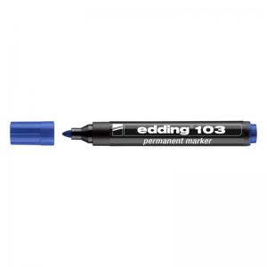 edding 103 Permanent Marker Blue 4-103003