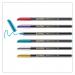 edding 1200 Metallic Colour Pen Metal Box of 6 Assorted 4-1200-6
