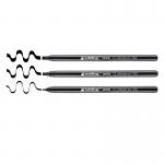 edding 1255 Calligraphy Pen Set of 3 Black 4-1255-3-001