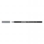 edding 1300 Colour Pen Medium Silver Grey 4-1300026