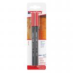 edding 1300 Colour Pen Medium Blister of 2 Red 4-1300-2-1002