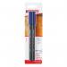 edding 1300 Colour Pen Medium Blister of 2 Blue 4-1300-2-1003