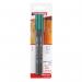 edding 1300 Colour Pen Medium Blister of 2 Green 4-1300-2-1004
