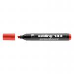edding 133 Permanent Marker Red 4-133002