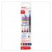 edding 1340 Glitter Brush Pen Assorted 4Pcs Set 4-1340-4-3