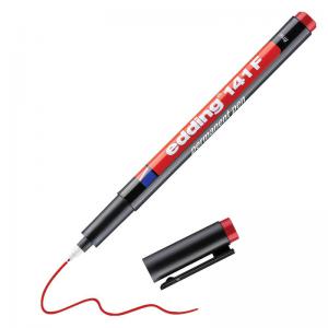 edding 141 F Permanent Pen Red 4-141002