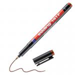 edding 141 F Permanent Pen Brown 4-141007