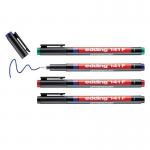 edding 141 F Permanent Pen Set of 4 Assorted 4-141-4