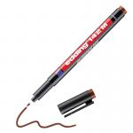 edding 142 M Permanent Pen Brown 4-142007