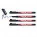 edding 142 M Permanent Pen Set of 4 Assorted 4-142-4