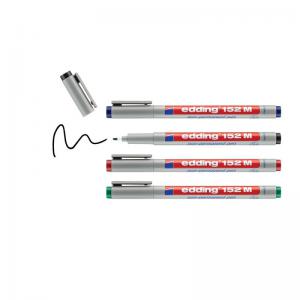 edding 152 M Non-Permanent Pen Set of 4 Assorted 4-152-4