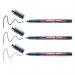 edding 1800 Profipen Set of 3 Black 4-1800-3