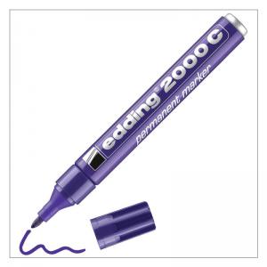 edding 2000 C Permanent Marker Violet 4-2000C008