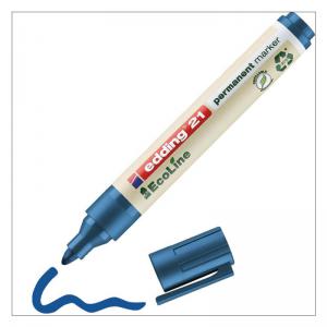 edding 21 Ecoline Permanent Marker Blue 4-21003