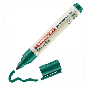 edding 21 Ecoline Permanent Marker Green 4-21004