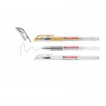 edding 2185 Gel Roller Set of 3 Assorted Metallic-White 4-2185-3