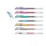 edding 2185 Gel Roller Set of 7 Assorted Metallic-White 4-2185-7