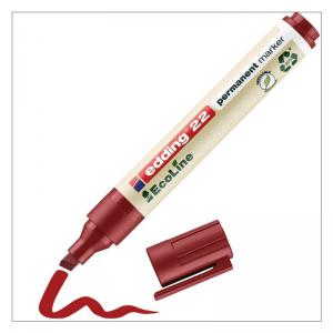 edding 22 Ecoline Permanent Marker Red 4-22002