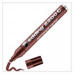 edding 2200 C Permanent Marker Brown 4-2200C007