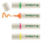 edding 24 Ecoline Highlighter Set of 4 Assorted 4-24-4