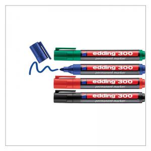 Edding E-3004 S Permanent Marker A8 Set 4-300-4