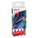 edding 300 Permanent Marker Assorted 4Pcs Set 4-300-4-2