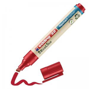 edding 32 Ecoline Flipchart Marker Red 4-32002