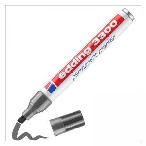 edding 3300 Permanent Marker Grey 4-3300012