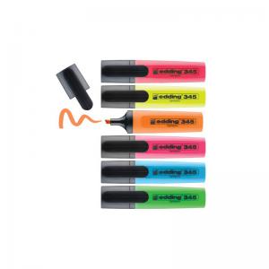 edding 345 Highlighter Set of 6 Assorted 4-345-6