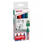 edding 363 Whiteboard Marker Assorted 4Pcs Set 4-363-4-2