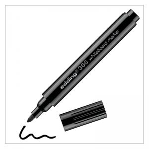 edding 366 Whiteboard Marker Black 4-366001