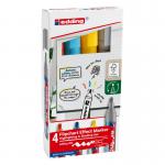 edding 385 Flipchart Effect Marker 4Pcs Set 4-385-4