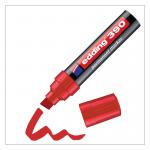 edding 390 Permanent Marker Red 4-390002