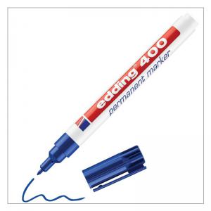 edding 400 Permanent Marker Blue 4-400003