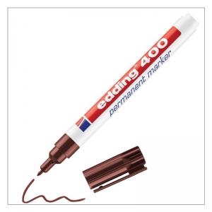 edding 400 Permanent Marker Brown 4-400007