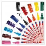 edding 40010 Box Permanent Marker Assorted 4-400999