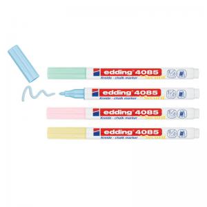 edding 4085 Chalk Marker Blister of 4 Assorted Pastel 4-4085-4-1PAS