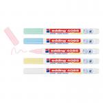 edding 4085 Chalk Marker Set of 5 Assorted Pastel 4-4085-5