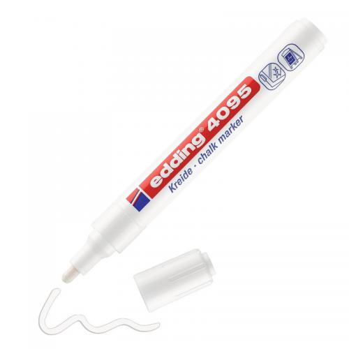 edding 4095 Chalk Marker Blister of 1 White 4-4095-1-1049