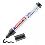 edding 4500 Textile Marker Black 4-4500001