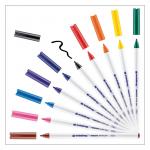 edding 4600 Textile Pen Set of 10 Assorted Basic 4-4600-10999