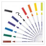 edding 4600 Textile Pen Folding Box of 10 Assorted 4-4600999