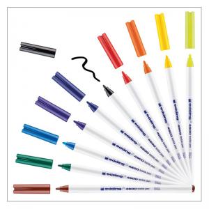 Edding 4600 Textile Pen Folding Box Of 10 Assorted 4-4600999