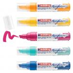 edding 5000 Acrylic Marker Broad Set of 5 Assorted Abstract 4-5000-5-999