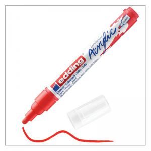 edding 5100 Acrylic Marker Medium Traffic Red 4-5100902