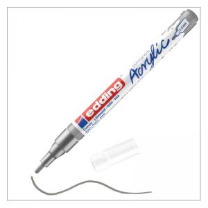 edding 5300 Acrylic Marker Fine Silver 4-5300923