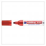 edding 550 Permanent Marker Red 4-550002