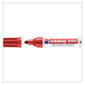 edding 550 Permanent Marker Red 4-550002
