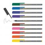 edding 55 Fineliner Metal Box of 10 Assorted 4-55-10