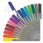 edding 55 Fineliner Metal Box of 16 Assorted 4-55-16